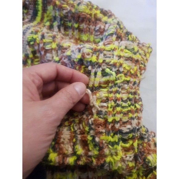 Silence Noise Womens Sweater Size Small Slouchy Chenille Crop Comfy Soft Boxy - Picture 12 of 12